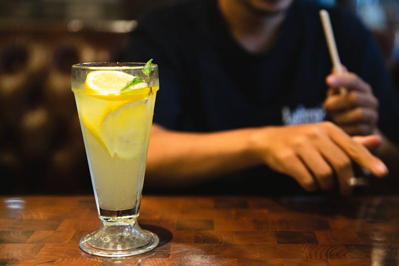Fresh squeezed lemonade at Anthony's coal fired restaurant Plantation FL